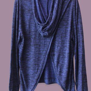 Blue and Black Athletic Hoodie